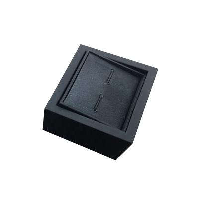 China Customs style 360 rotation cufflink box luxury style for sale