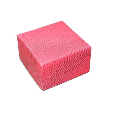 China High quality Red color Paper Cardboard Ring Box  Customized Your Color and Logo-Global transportation for sale