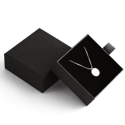 China Luxury Paper Drawer Jewelry Box bracelet -Necklace-Pendant universal style Cheap Customized your color and logo for sale