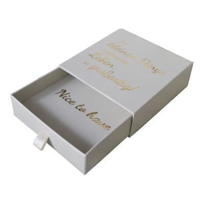 China Luxury Paper Drawer Jewelry Box bracelet -Necklace-Pendant universal style Cheap Customized your color and logo for sale