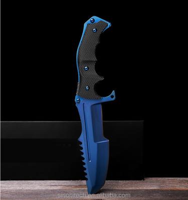 China Blue Steel Hunting Knife Hunter Knife With Factory Price,Outdoor Hunting Knife,CS GO Karambit Destiny for sale