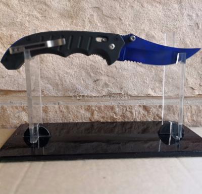 China Hunting knife the moment the coolest csgo flip knife Group of Ten handle hunter knife camping tool for sale