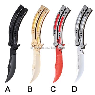 China Butterfly Knife Trainer CS GO Balisong Butterfly, Fade Balisong CSGO Trainer, OEM order welcome for sale