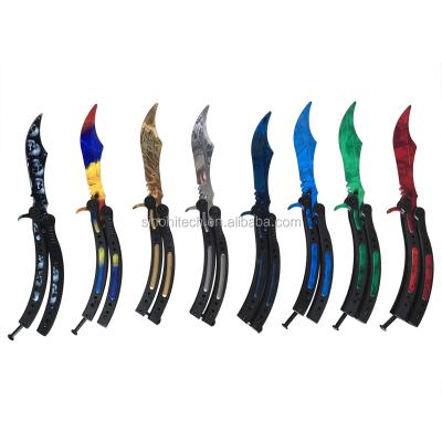 China Butterfly Knife Trainer The Current Most Popular CS GO Butterfly Knife Game Knife Practice Knife for sale