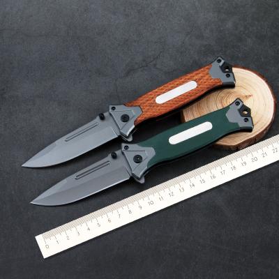 China High Hardness Knife Folding Survival Hunting Knife Group of Ten Handle Universal Gift Camping Outdoor Knife for sale