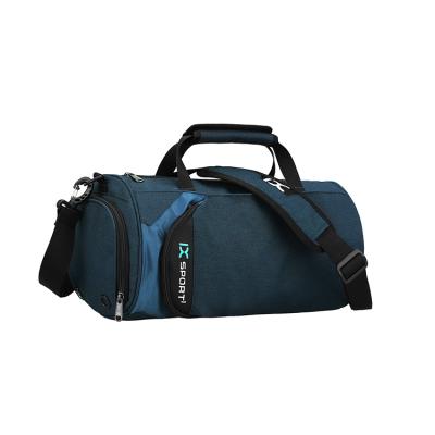 China Water Resistant Outdoor Sports Bag Water Resistant Travel Fleece Gym Bag With Shoe Compartment for sale