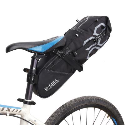 China Bicycle Bag/Wear-Resistant/Water-Resistant/Reflective Tear Resistant Waterproof Bike Bicycle Saddle Bag Cycling Rear Pack Bike Bag Bicycle for sale