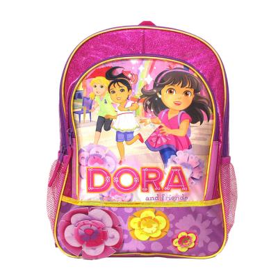 China Fashion Colorful Lightweight Backpacks Bag Cheap Price 600D Polyester School Backpack Student Girls School Book Bag for sale