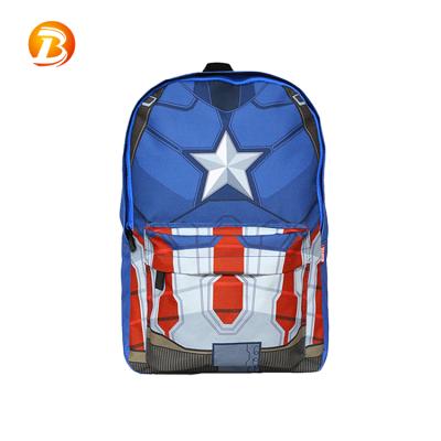 China New Design Teenage Durable Backpack Creative Printed Colorful School Bag Large Capacity/Light Weight for sale