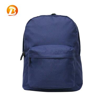 China Fashion Colorful Lightweight Backpacks Bag Wholesale Blue Color Polyester Students Backpack Cheap School Bag for sale