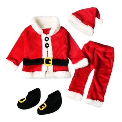 China 2020 QUICK DRY baby's new Christmas pajamas set cute Christmas role play romper baby deer long sleeve pajamas for sale