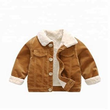 China Anti-wrinkle wholesale China boy fashion competitive price cute collar baby wool kids winter coats cheap for sale