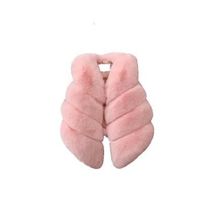 China Anti-wrinkle Babies Fur Vest Outfits Warm Christmas Winter Kids Vests Kids Coat Sleeveless Jacket Infant Clothes Outerwear for sale