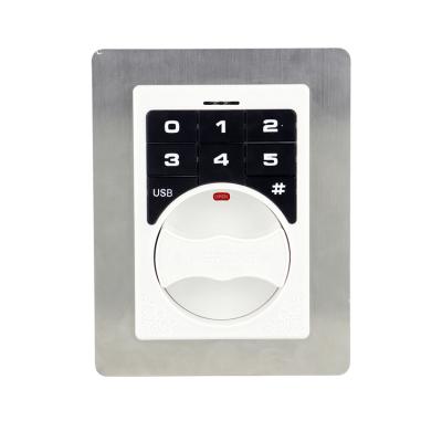 China KERONG recessed digital cabinet lock password AAA battery cam lock for metal cabinet/chassis 141*45*15mm for sale