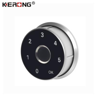 China ABS+Acrylic Fingerprint Head KERONG Digital Code Biometric Fingerprint and Mobile Phone Control App Control Unlocked Lock for Cabinet for sale