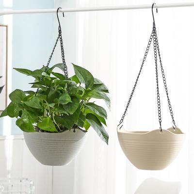 China Hot-selling Single Plastic Wall Hanging Flower Eco - Friendly Hanging Pot for sale