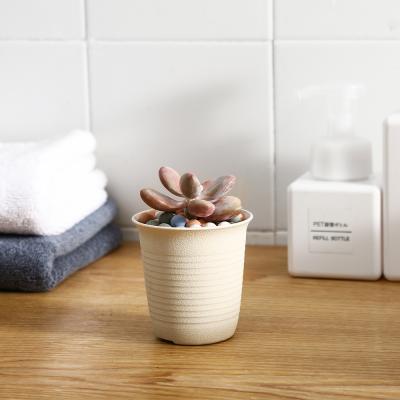 China Eco-friendly Cheap Cute Small Succulent Pot Mini Plastic Resin Planters Plant Pot for sale