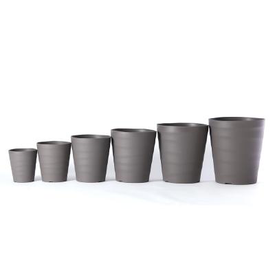 China Factory direct high quality eco-friendly wholesale plastic nursery plastic flower pot around indoor outdoor for sale