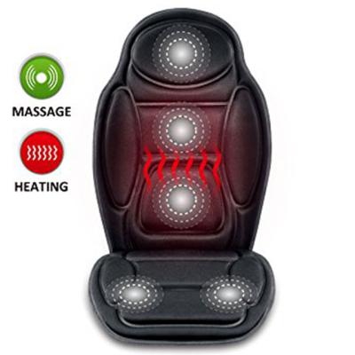 China Luxury Car Seat Cushion Vibrating Massage Cushion with Heat Therapy for Back Thighs Lumbar Legs for sale