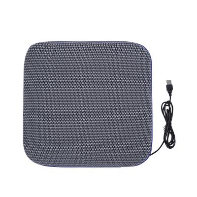 China USB 5V Cool Wind Car Seat Cover Cushion Luxury Cool Breathable Mat For Summer Protection for sale