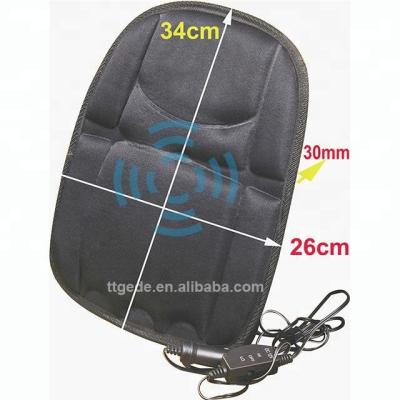 China GEDE deluxe 12v heated lumbar massage cushion for sale