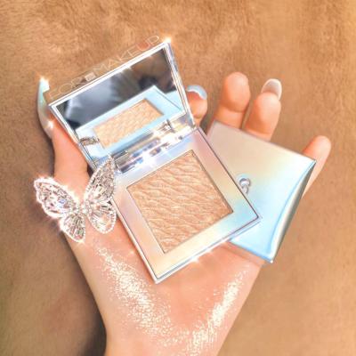 China Waterproof Instant Highlight Powder Silkworm Eyeshadow Powder Highlighter Ginger Xixi Long Lasting Face Accentuating Glow for sale