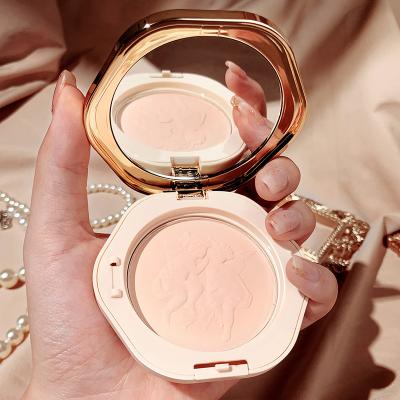 China Concealer Cupid Angel Pressed Powder Oil Control Plumps Invisible Brighten Waterproof Finishing Powder Concealer Makeup Matte Base for sale