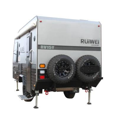 China Chinese offroad travel trailer factory direct sale caravan rv travel trailer for sale for sale