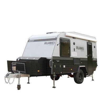 China Hard Top Camper Van Off Road Camper Travel Trailer Ruiwei 15ft Camper Off Road Camp Trailer for sale