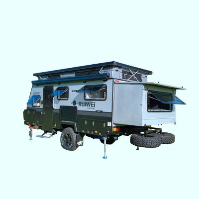 China Off Road rv camper noise off road camper trailer factory travel trailer small tent australian standard camping trailer for sale for sale