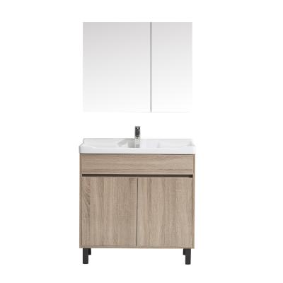 China Vanity Furniture Modern Classic Tall Ghana Plywood Under Sink Bathroom Products Storage Vanity Cabinet 2020 Set With Mirror for sale