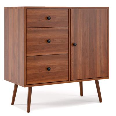 China (Other) Adjustable Modern White Oak Side Panels Living Room Dining Room Furniture Storage Cabinet With Chest Of Drawers for sale