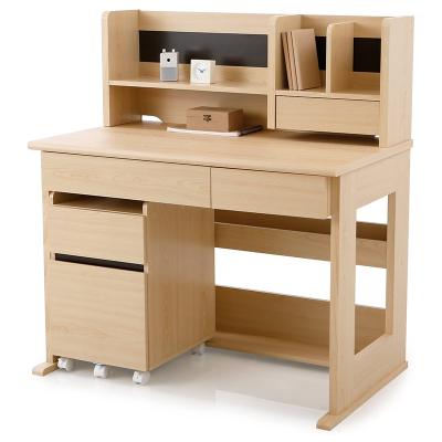 China Portable (Height) Adjustable Hotel Furniture Kids Floor Home Office Writing Computer Survey Table With Bookshelf For Girls for sale