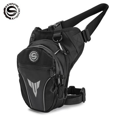 China SFK 2.5L Waterproof Black Reflective Motorcycle Leg Bag Waist Pack Cool Riding Travel Fit Small Accessories Bag For Biker for sale