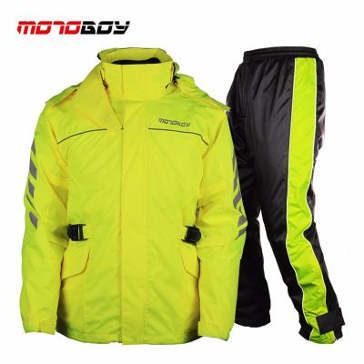 China Motoboy Raincoat Suit Motorcycle Riding Suit Waterproof Windproof Pants Split Single Reflective Raincoat Adult Male Anti Rain Storm for sale