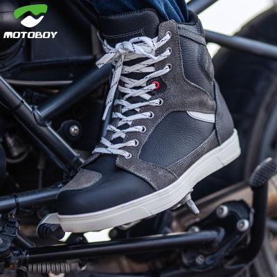 China Motoboy2020 New Motoboy2020 New Motorcycle Falling Casual Shoes Anti Slip Board Shoes Waterproof Anti Racing Cycling Boots Four Seasons for sale