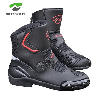 China Motorcycle Shoes Motocross Motorcycle Boots MOTOBOY Motorcycle Racing Car Waterproof Boots Men's Recycling Waterproof Sports for sale