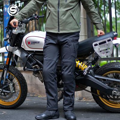 China SFK Motorcycle Waterproof Winter Riding Pants With CE Lining And Protection Warm Thermal Armor For Men's Comfortable Motocross Pants for sale