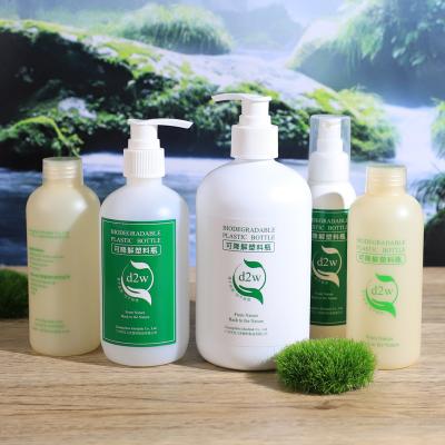 China Idealpak D2W Cosmetic Wholesale Eco Friendly Cosmetic Packaging Biodegradable Plastic Bottles Supplier for sale