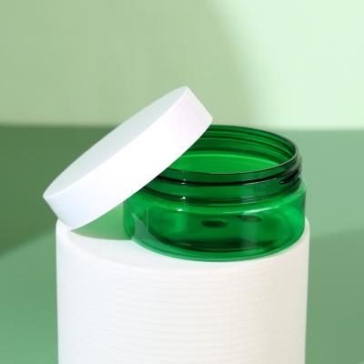 China Idealpak Cosmetic PET Container Eco Friendly 100% Recyclable Custom Jars Plastic Jar For Cosmetic Packaging for sale