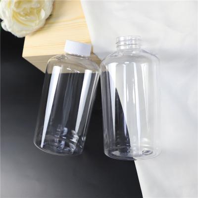 China Idealpak Wholesale Transparent Empty Food Packaging 16oz Plastic Bottles For Syrup for sale