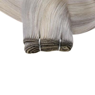 China High Quality Human Hair Cuticle Aligned Tangle Free Hair Hand Tied Hair Weft Extensions Weave, 100% Natural Human Hair Dubai Wholesale Market, Handtied Hair for sale