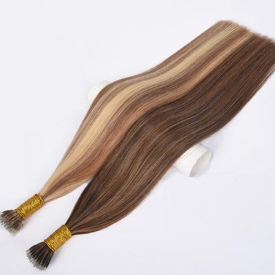 China Hair Nano Pearl Hair Extension Cuticle Aligned Tangle Free European Nano Tip Hair Extension Tilted Micro Hair 100% Pearl Links Wig Full Head for sale