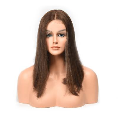 China Good Quality Kosher Jewish Virgin Hair Wigs 100% Lace Front Wig China Wig Factory Wholesale Straight for sale