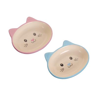 China 2020 New Product Customized Dongguan Driver Cup Automatic Set Wide Face Ceramic Cat Pet Bowl for sale