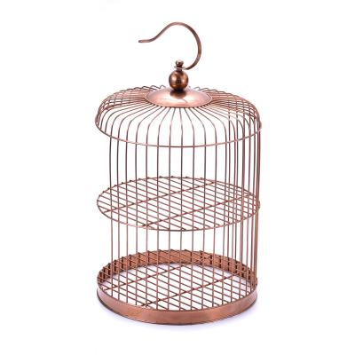 China Viable Baking Tools Supplies Cake Decorating 2 Tier Dessert Cake Stand Holder Birdcage Rack Stainless Steel Cake Stand for sale