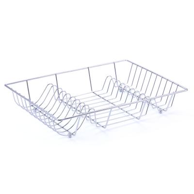 China Sustainable Hot Sales Stainless Steel Wire Kitchen Dish Drying Rack KT-1024 Dish Drainer Rack for sale