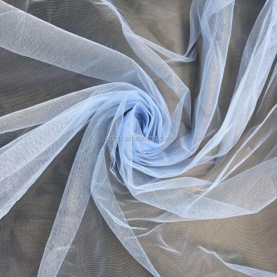 China Hot Sale High Quality Polyester Tulle Fabric Shrink-Resistant For Wedding Fabrics for sale