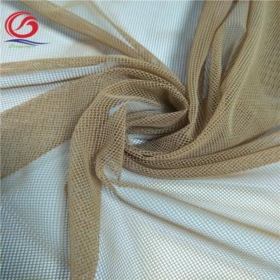 China Plain Cheap Elastic Polyester 70D Spandex Small Diamond Mesh Fabric for sale