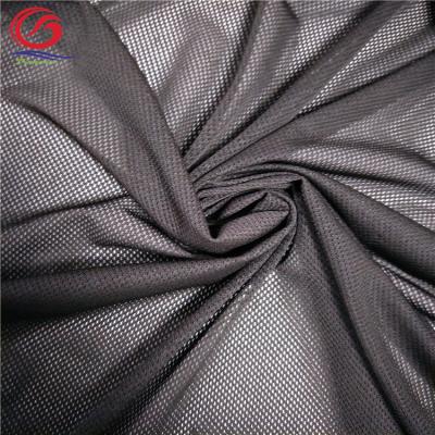 China Plain Moisture Wicking 90/10 Polyester Spandex Stretch Pineapple Mesh Fabric For Sports Bibs for sale